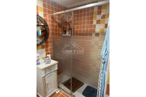 Baño vista de la ducha